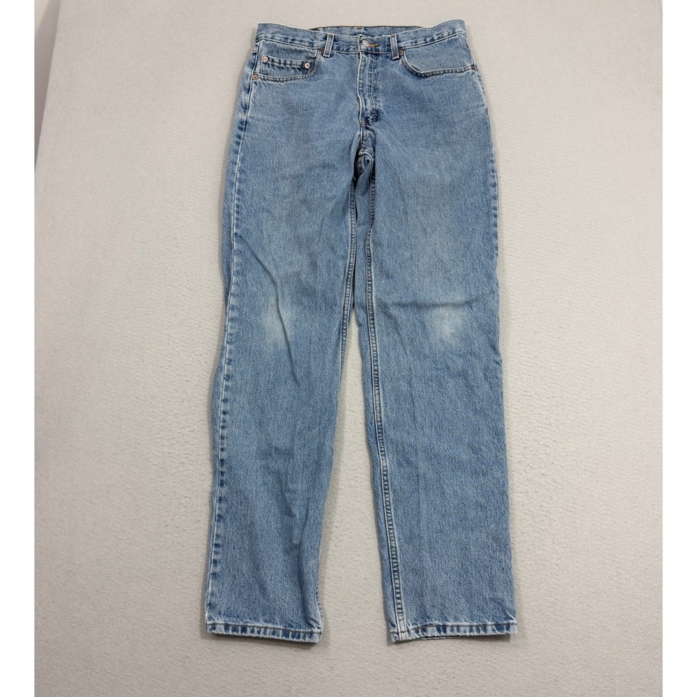 Vintage Levis 550 Jeans Menes 34x34 Blue Relaxed Fit Tapered Leg Denim y2k 2000